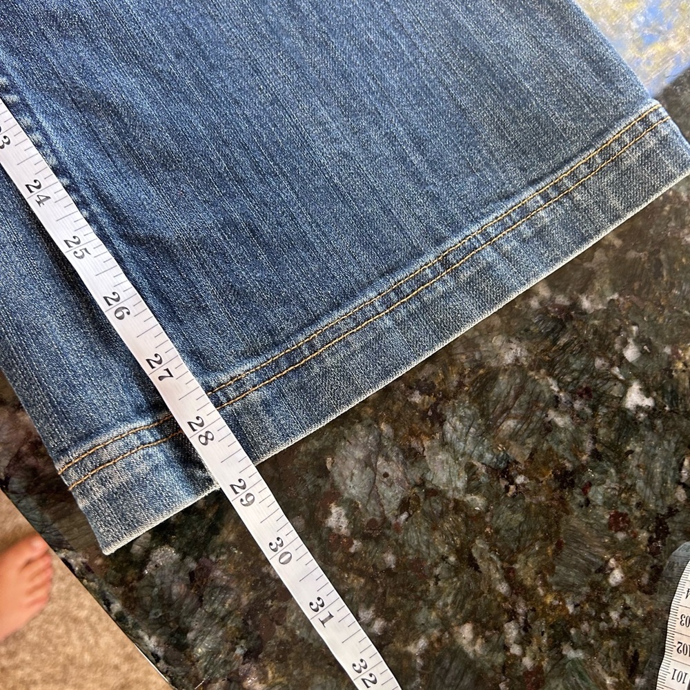 Poetry Wide Leg Flare Jeans. Like new. Hipster. Boho. Luxury. Lower rise. USA 4 - Picture 11 of 11